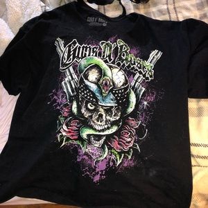 guns n’ roses shirt with choker attached